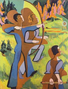 Arqueros de Ernst Ludwig Kirchner